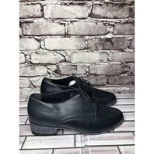 Munro American Veranda Navy Suede Leather Oxford Shoes Women’s Sz 11W US/42EU